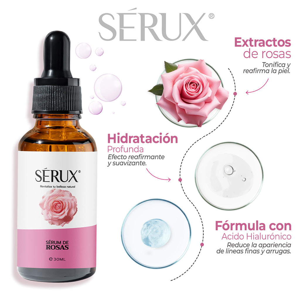 Sérum Facial de Rosas Serux 30 ml