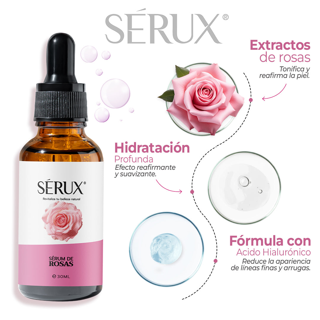 Sérum Facial de Rosas Serux 30 ml