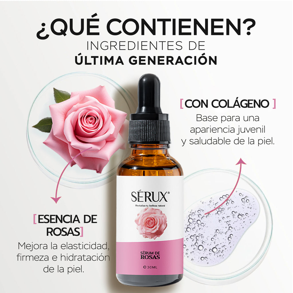 Sérum Facial de Rosas Serux 30 ml