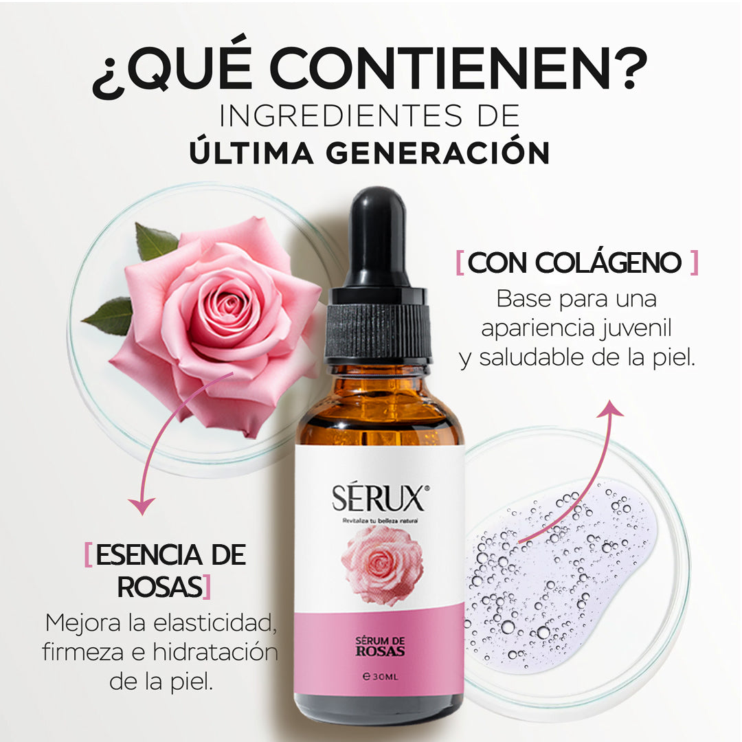 Sérum Facial de Rosas Serux 30 ml